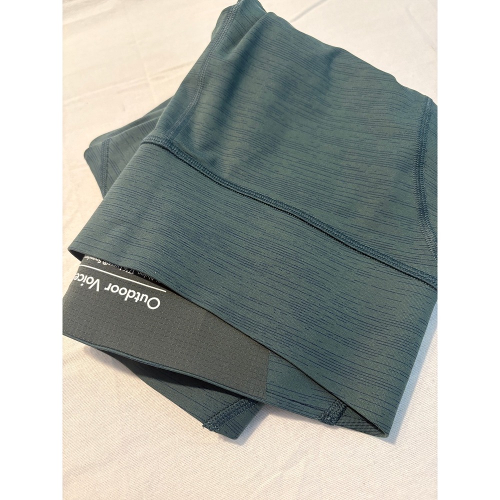 Outdoor Voices TechSweat 7/8 Leggings Green Heathered High Rise RN147908 Women M - Picture 8 of 9